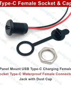 usb type c female socket connector for panel 2