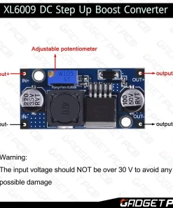 XL6009 DC To DC Step Up Boost Converter XL6009 Step Up Boost Converter 3-34V To 4-35V Adjustable Power Regulator 6 XL6009 DC To DC Step Up Boost Converter