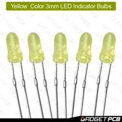 yellow color 3mm led light 3mm round led bulbs 1